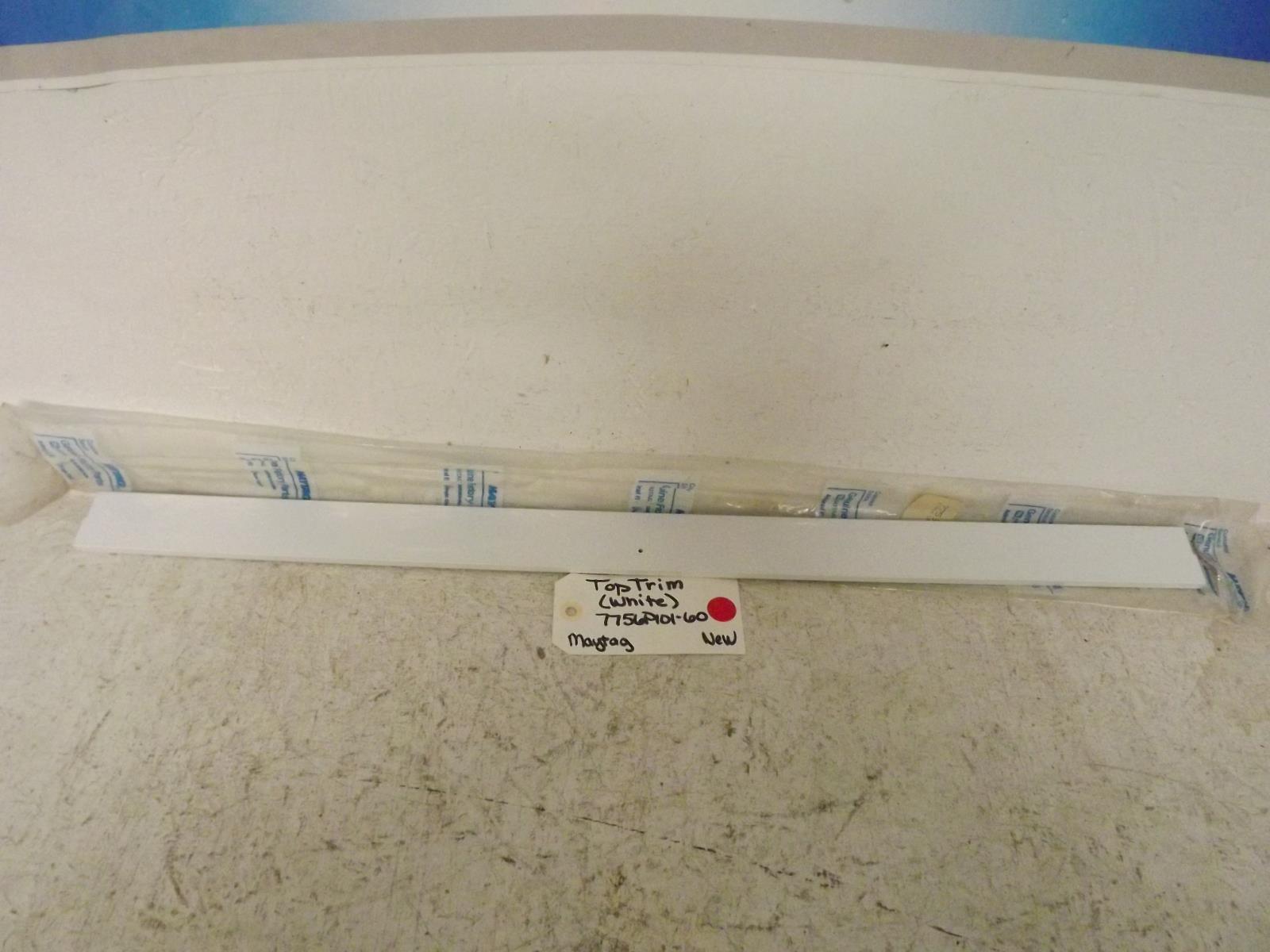 Maytag Range 7756P101-60 Top Trim, White New Maytag Range 7756P101-60 Top Trim, White New